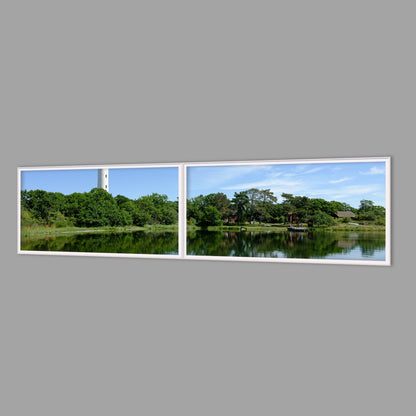 LED-Wandbild Zweiteiler quer 240x60 cm – Meer & Küste