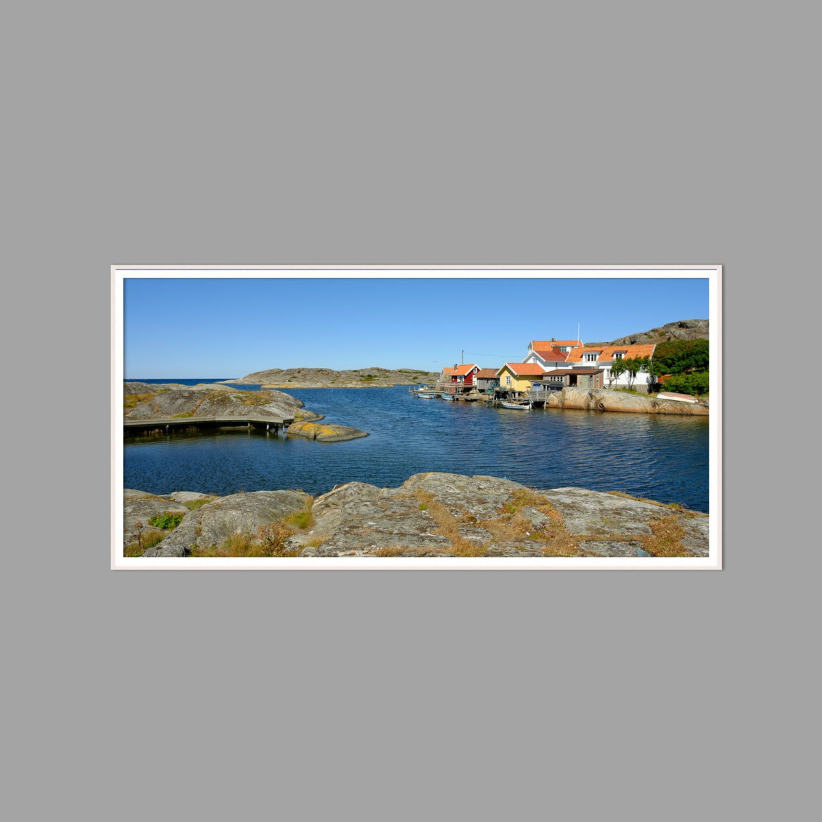 LED-Wandbild 60x120 cm quer – Meer & Küste
