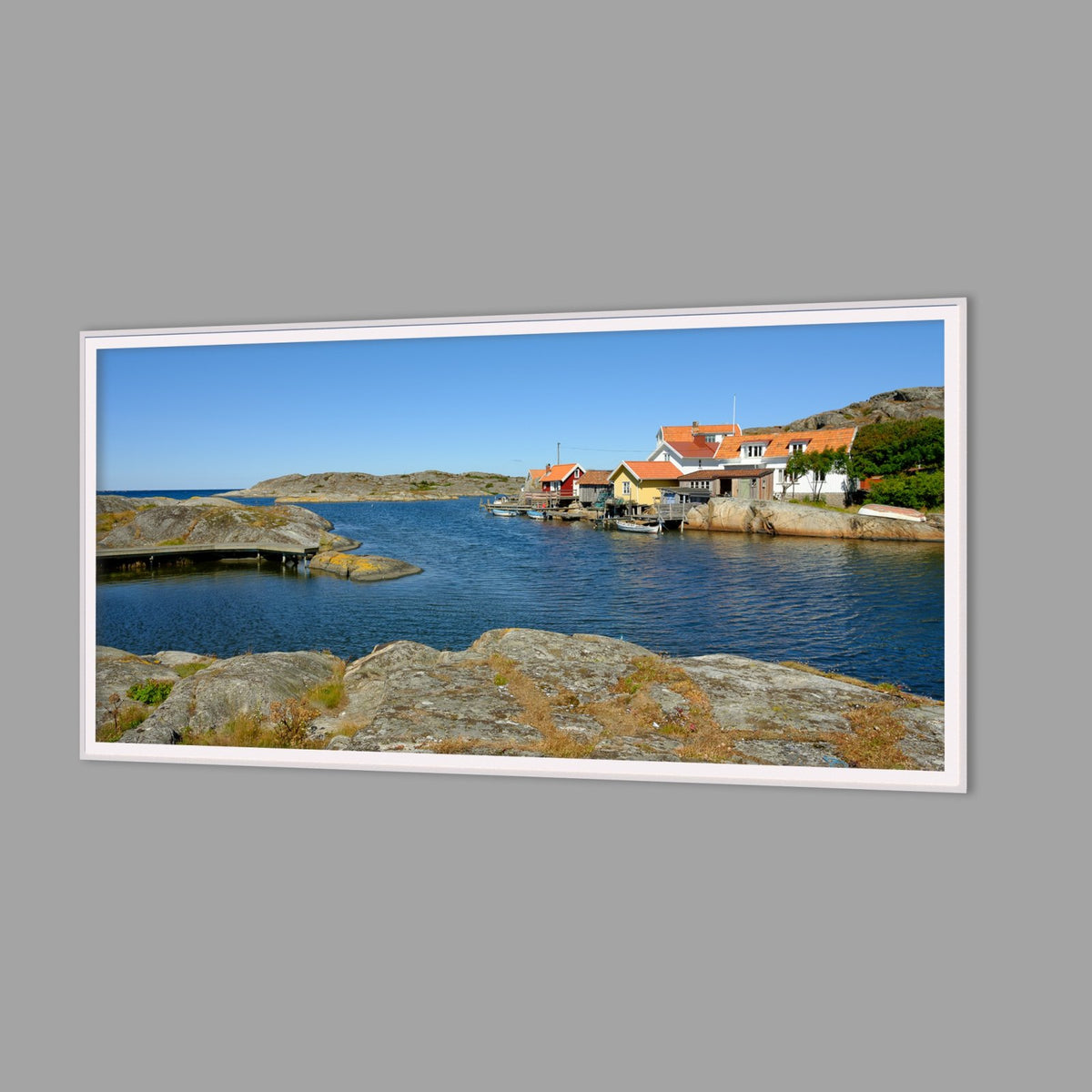 LED-Wandbild 60x120 cm quer – Meer & Küste