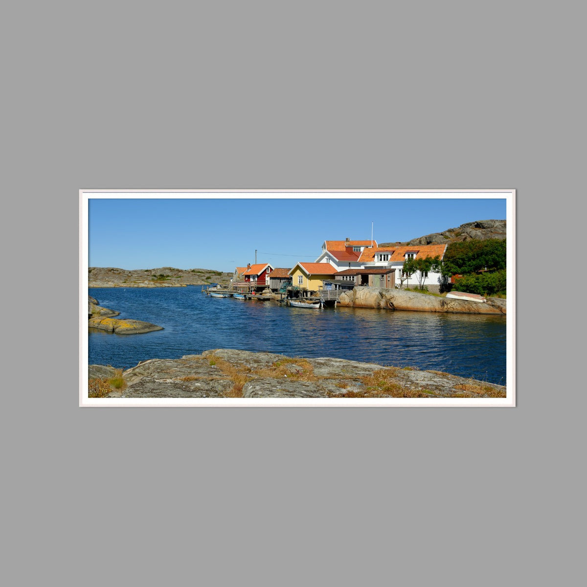 LED-Wandbild 60x120 cm quer – Meer & Küste