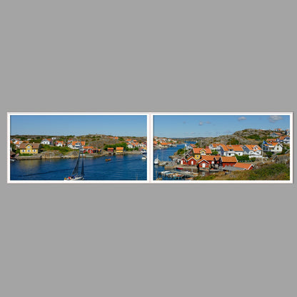 LED-Wandbild Zweiteiler quer 240x60 cm – Meer & Küste