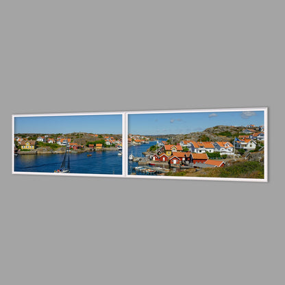 LED-Wandbild Zweiteiler quer 240x60 cm – Meer & Küste