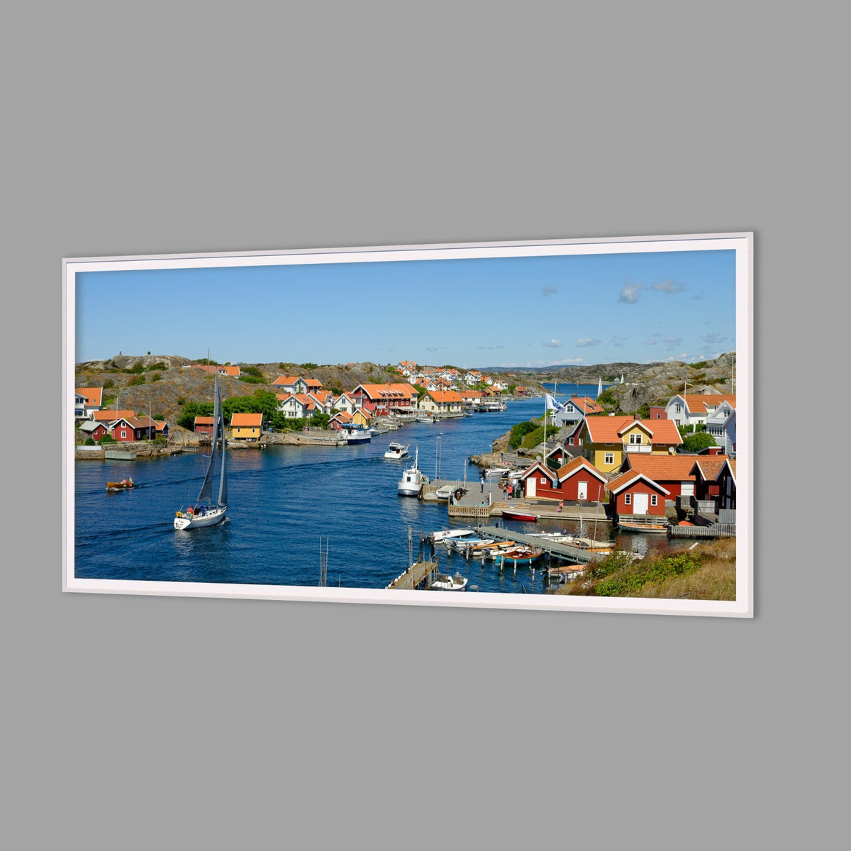 LED-Wandbild 60x120 cm quer – Meer & Küste