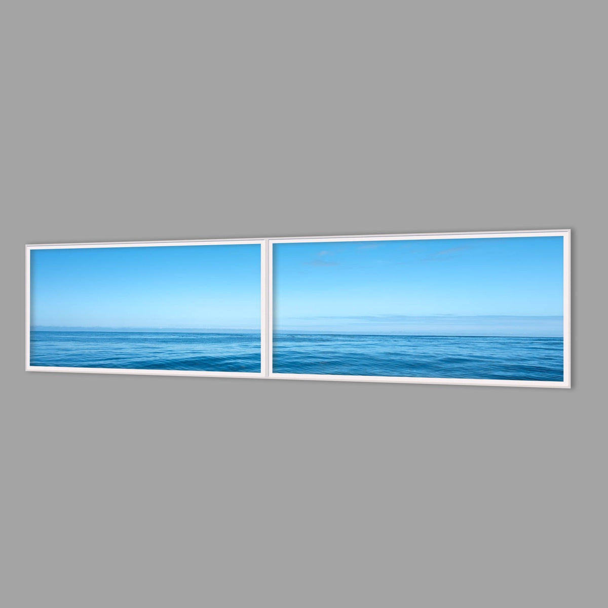 LED-Wandbild Zweiteiler quer 240x60 cm – Meer & Küste