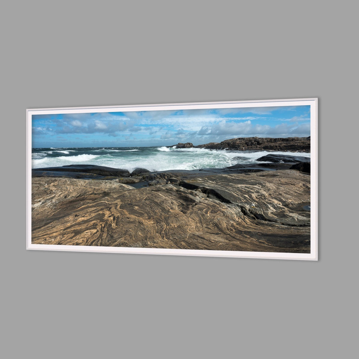 LED-Wandbild 60x120 cm quer – Meer & Küste