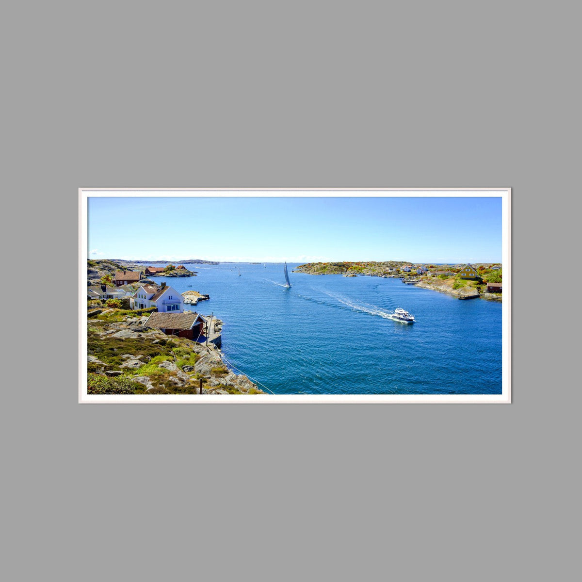 LED-Wandbild 60x120 cm quer – Meer & Küste