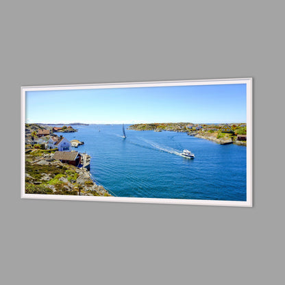 LED-Wandbild 60x120 cm quer – Meer & Küste
