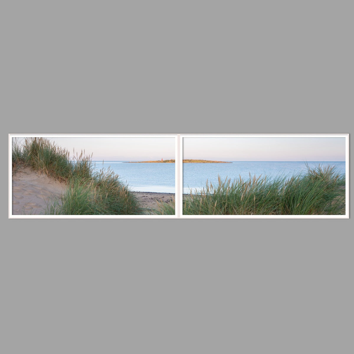 LED-Wandbild Zweiteiler quer 240x60 cm – Meer & Küste