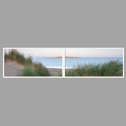 LED-Wandbild Zweiteiler quer 240x60 cm – Meer & Küste