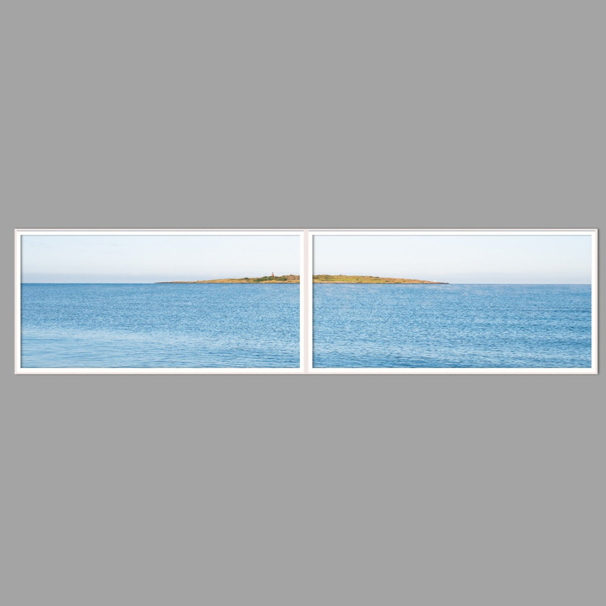 LED-Wandbild Zweiteiler quer 240x60 cm – Meer & Küste