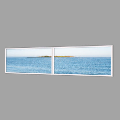 LED-Wandbild Zweiteiler quer 240x60 cm – Meer & Küste