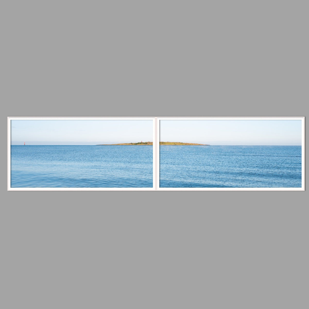 LED-Wandbild Zweiteiler quer 240x60 cm – Meer & Küste