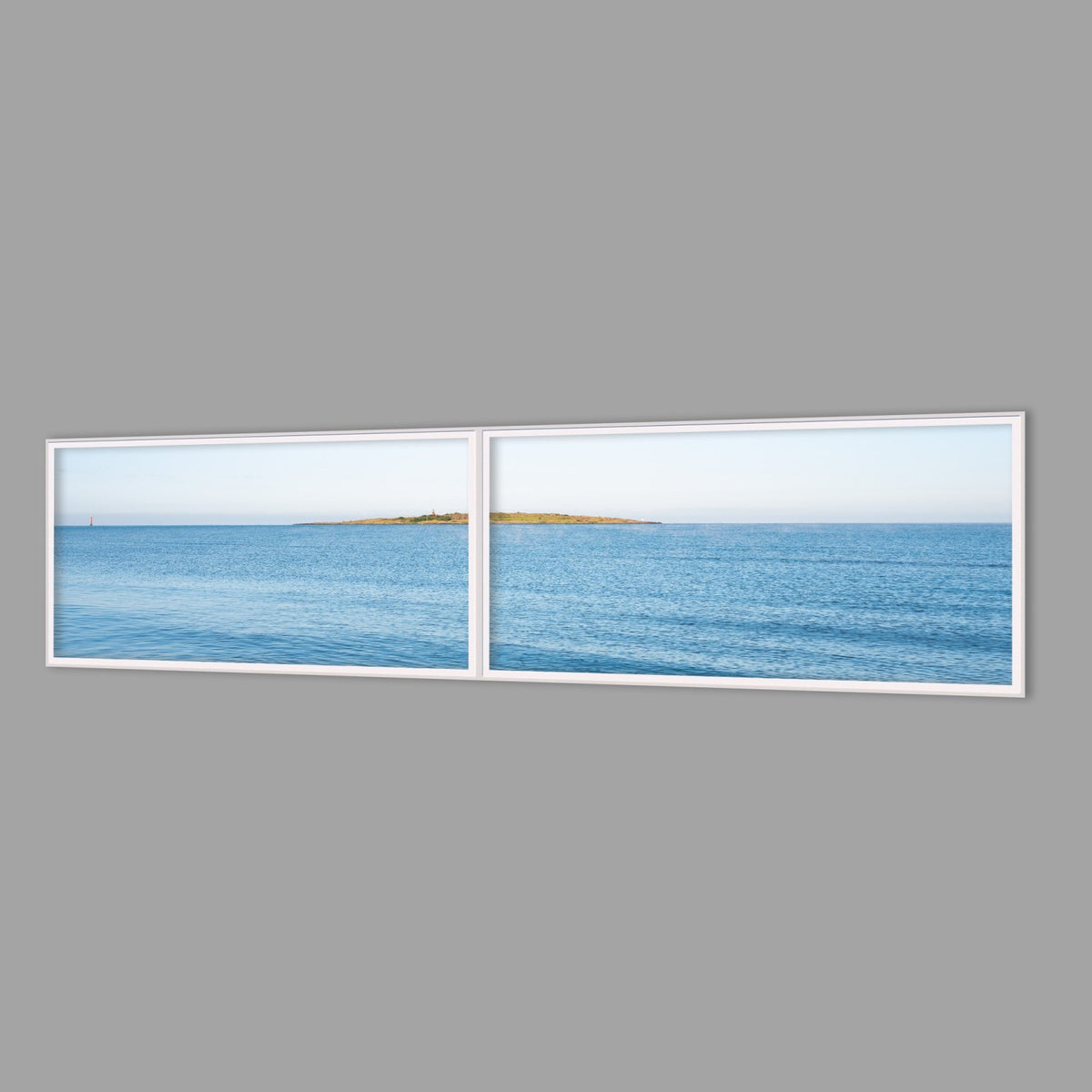 LED-Wandbild Zweiteiler quer 240x60 cm – Meer & Küste