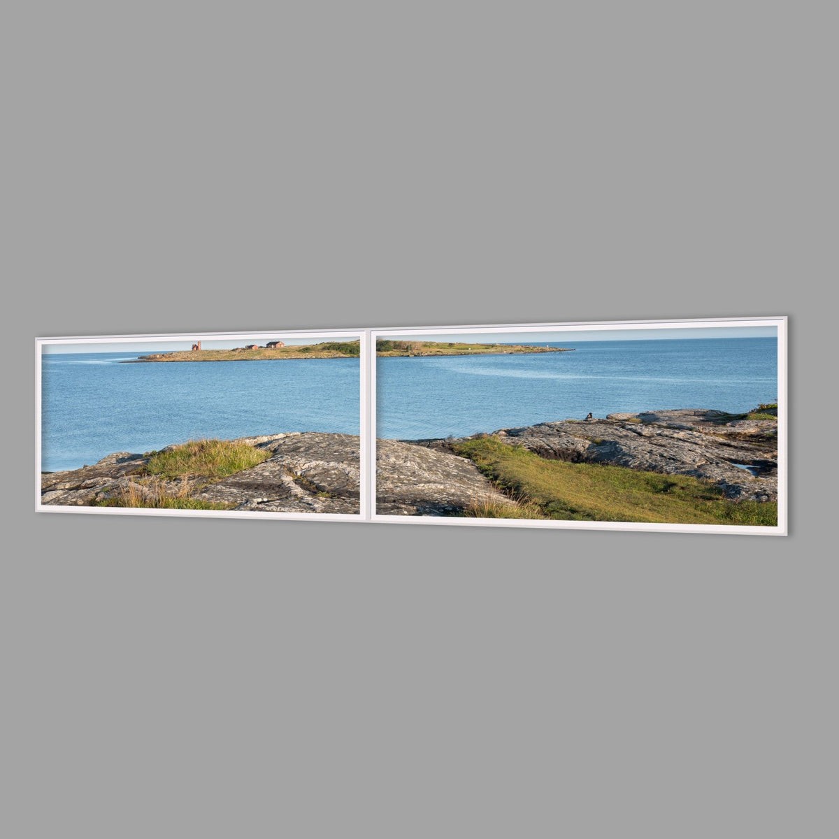 LED-Wandbild Zweiteiler quer 240x60 cm – Meer & Küste