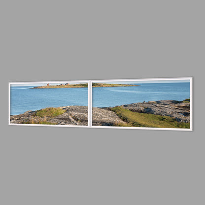 LED-Wandbild Zweiteiler quer 240x60 cm – Meer & Küste