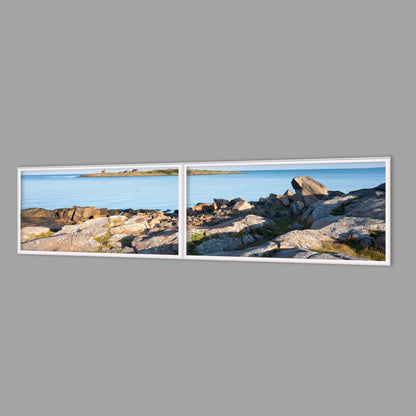 LED-Wandbild Zweiteiler quer 240x60 cm – Meer & Küste