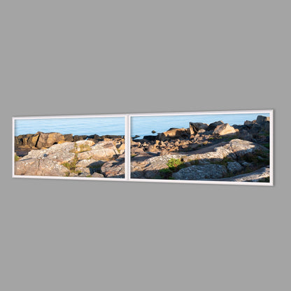 LED-Wandbild Zweiteiler quer 240x60 cm – Meer & Küste