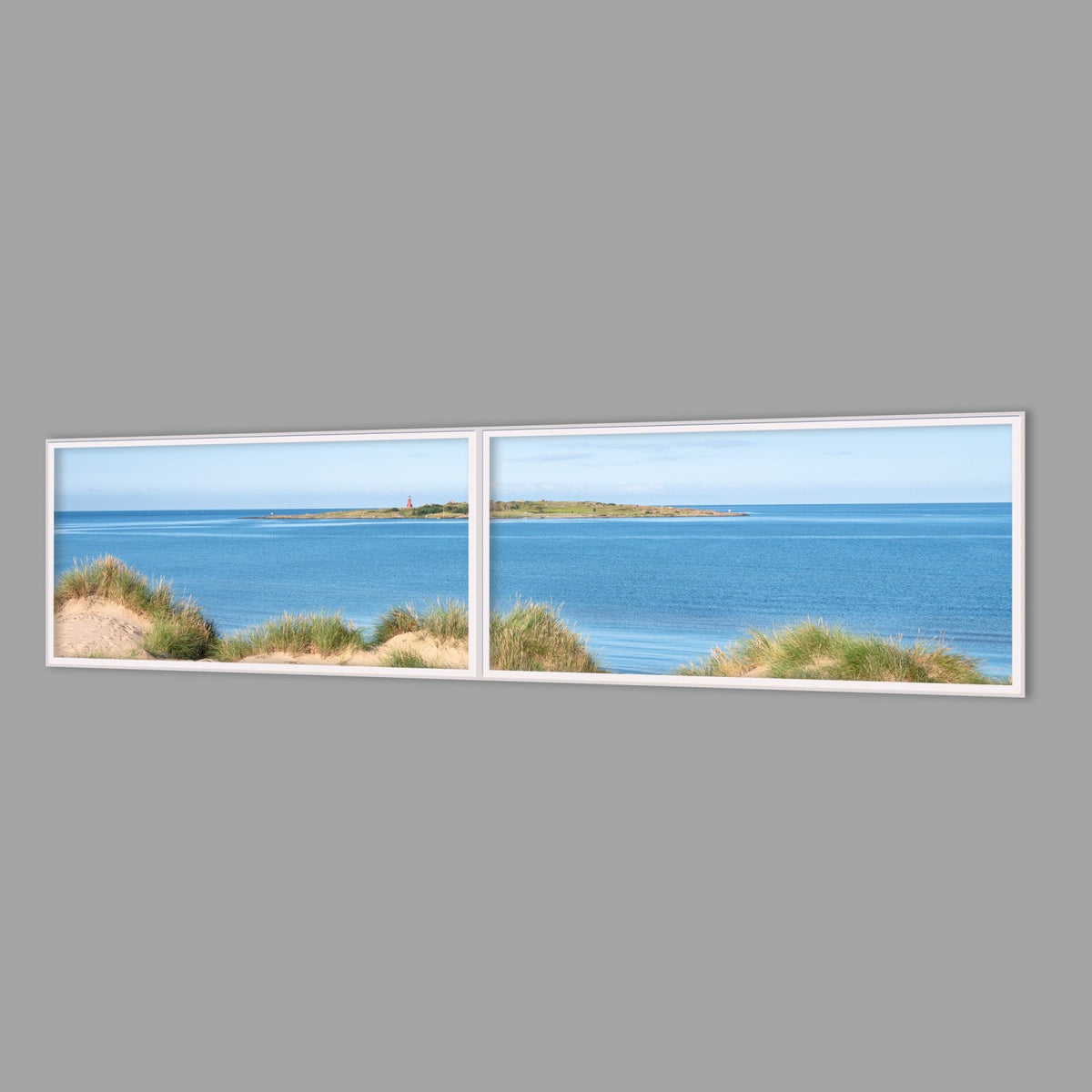 LED-Wandbild Zweiteiler quer 240x60 cm – Meer & Küste
