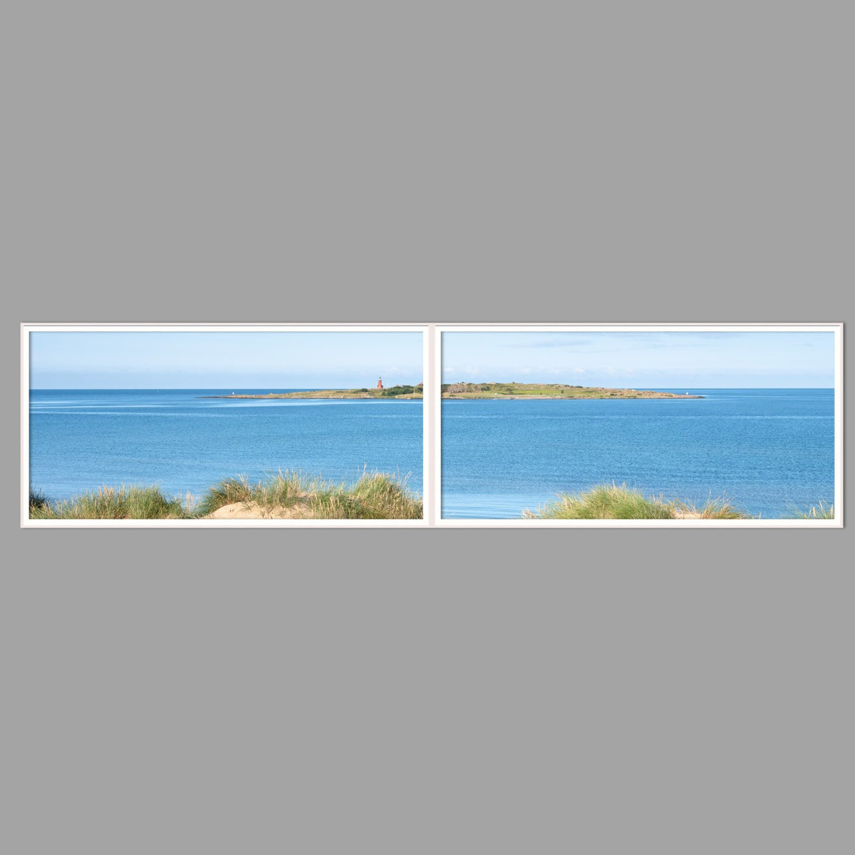 LED-Wandbild Zweiteiler quer 240x60 cm – Meer & Küste