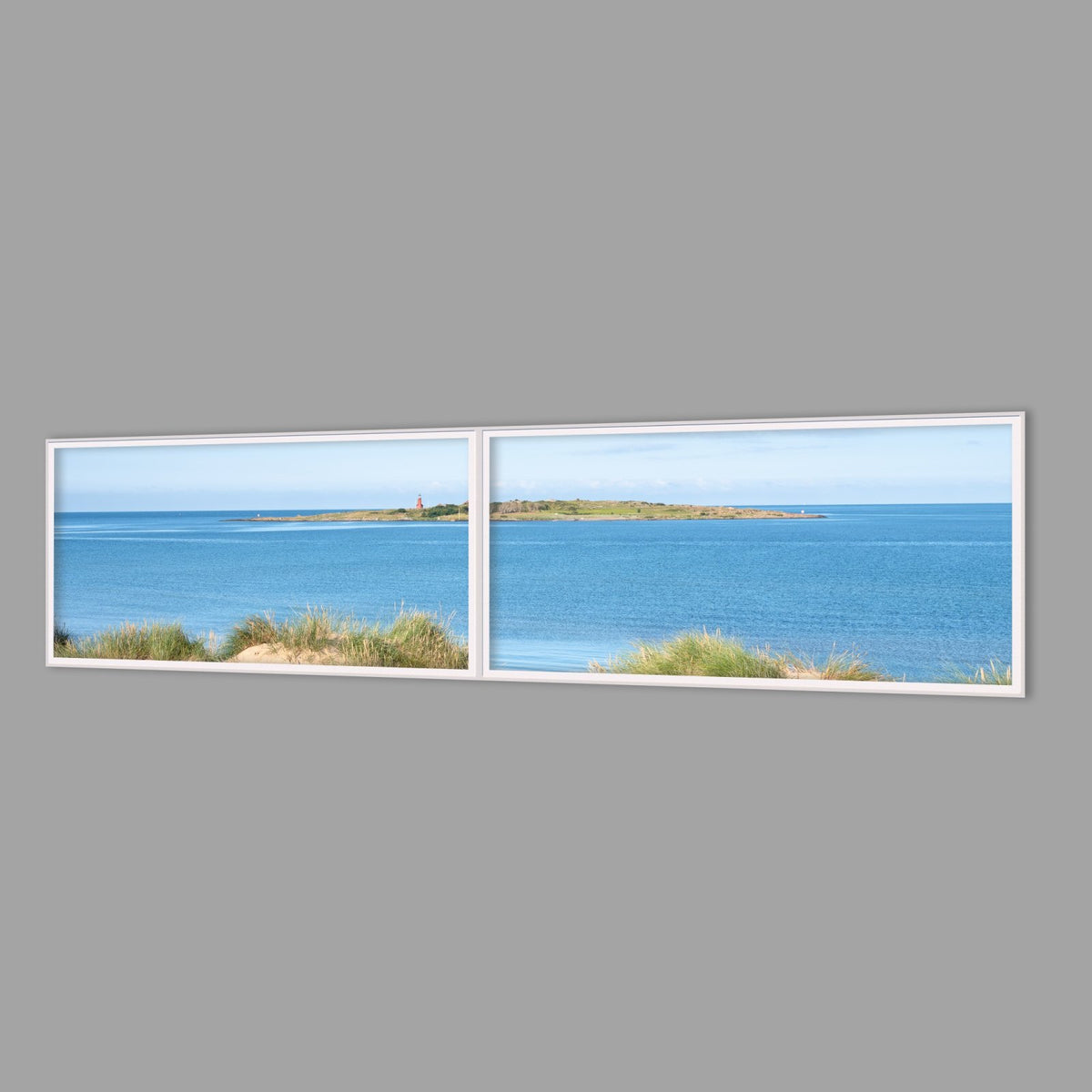 LED-Wandbild Zweiteiler quer 240x60 cm – Meer & Küste