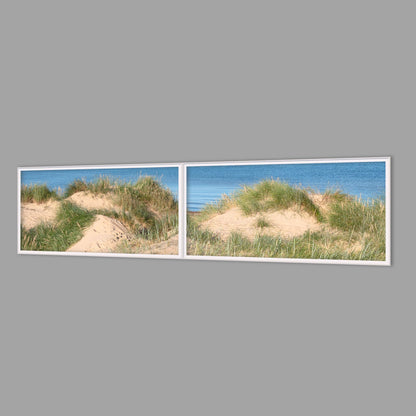 LED-Wandbild Zweiteiler quer 240x60 cm – Meer & Küste