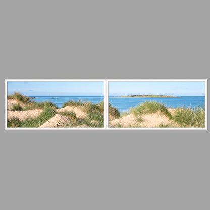 LED-Wandbild Zweiteiler quer 240x60 cm – Meer & Küste