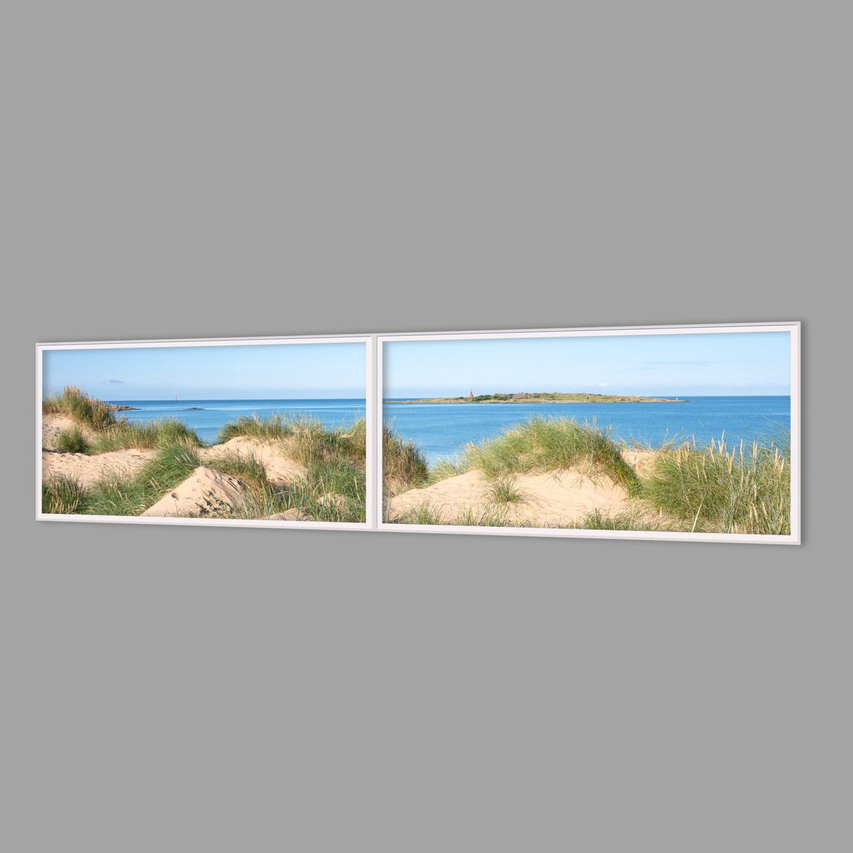 LED-Wandbild Zweiteiler quer 240x60 cm – Meer & Küste