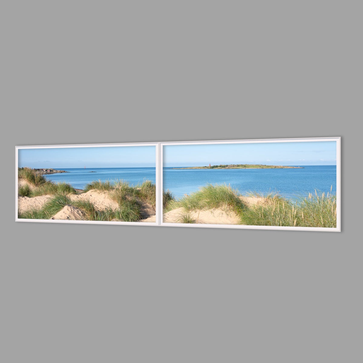 LED-Wandbild Zweiteiler quer 240x60 cm – Meer & Küste