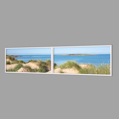 LED-Wandbild Zweiteiler quer 240x60 cm – Meer & Küste