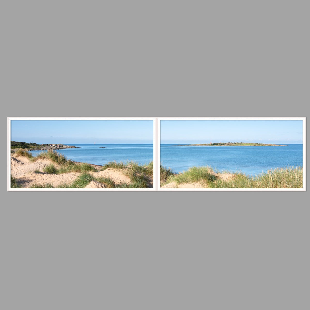 LED-Wandbild Zweiteiler quer 240x60 cm – Meer & Küste
