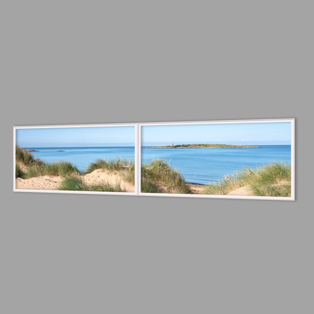 LED-Wandbild Zweiteiler quer 240x60 cm – Meer & Küste