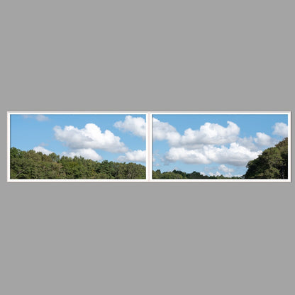 LED-Wandbild Zweiteiler quer 240x60 cm – Meer & Küste
