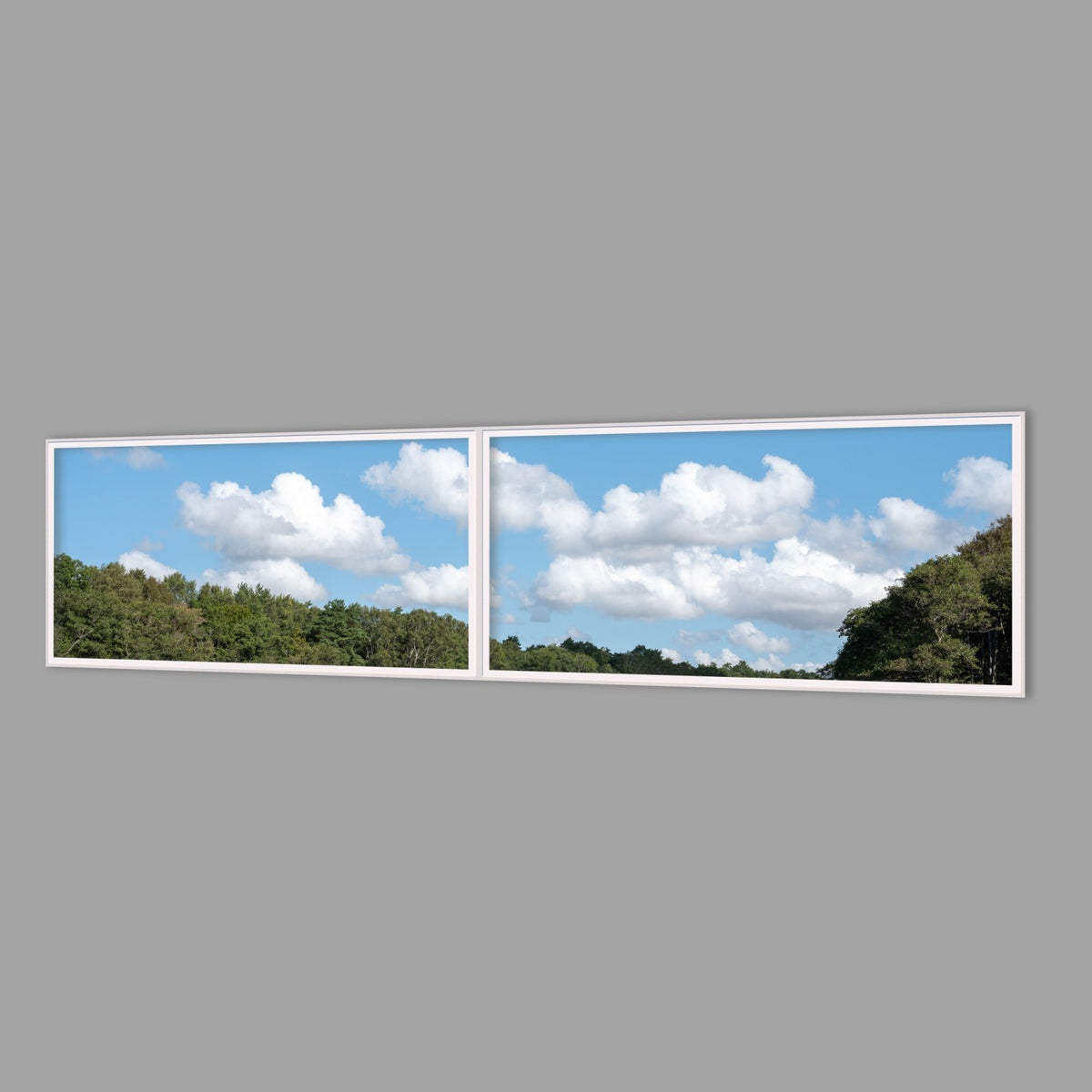 LED-Wandbild Zweiteiler quer 240x60 cm – Meer & Küste
