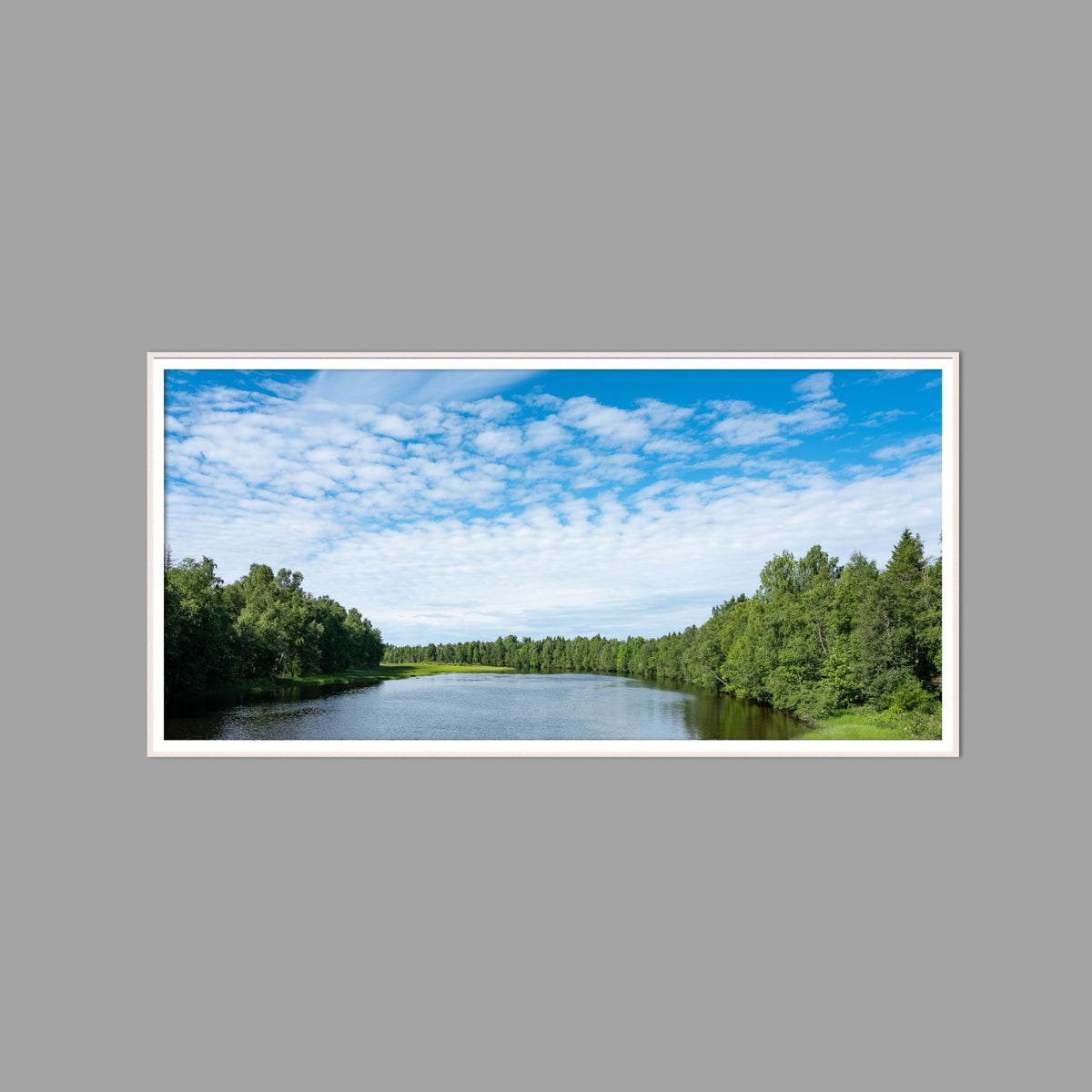 LED-Wandbild 60x120 cm quer – Seen & Flüsse