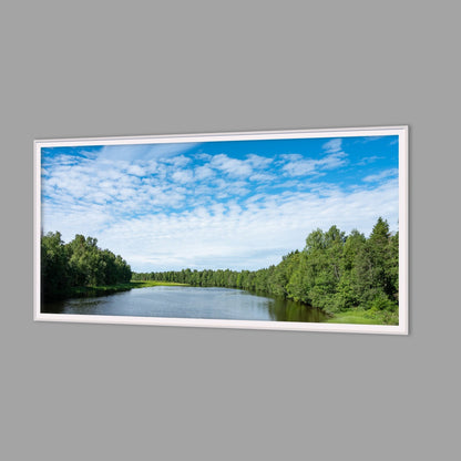 LED-Wandbild 60x120 cm quer – Seen & Flüsse