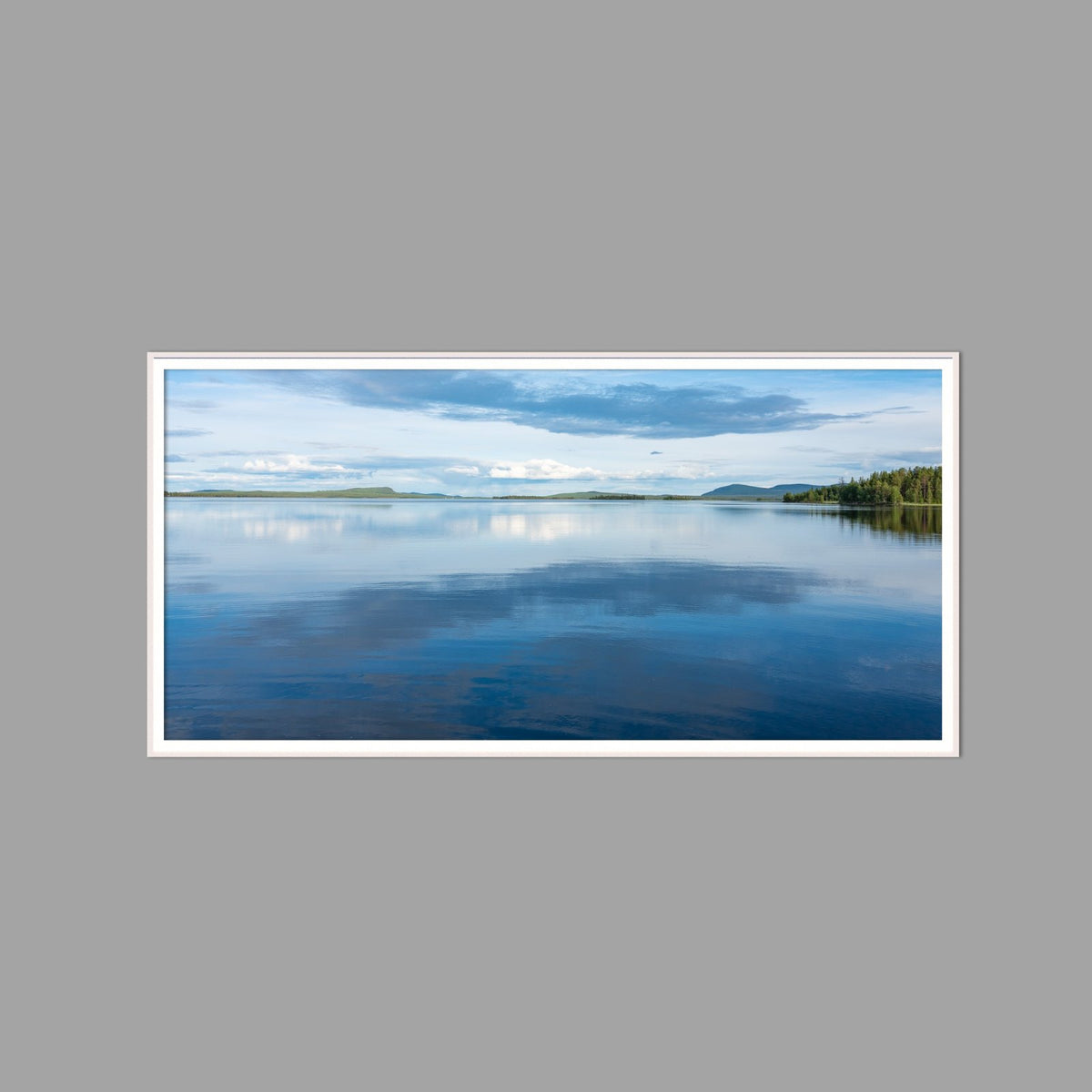 LED-Wandbild 60x120 cm quer – Seen & Flüsse