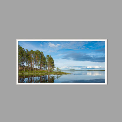 LED-Wandbild 60x120 cm quer – Seen & Flüsse