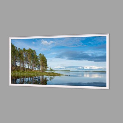 LED-Wandbild 60x120 cm quer – Seen & Flüsse