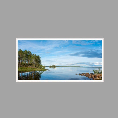 LED-Wandbild 60x120 cm quer – Seen & Flüsse