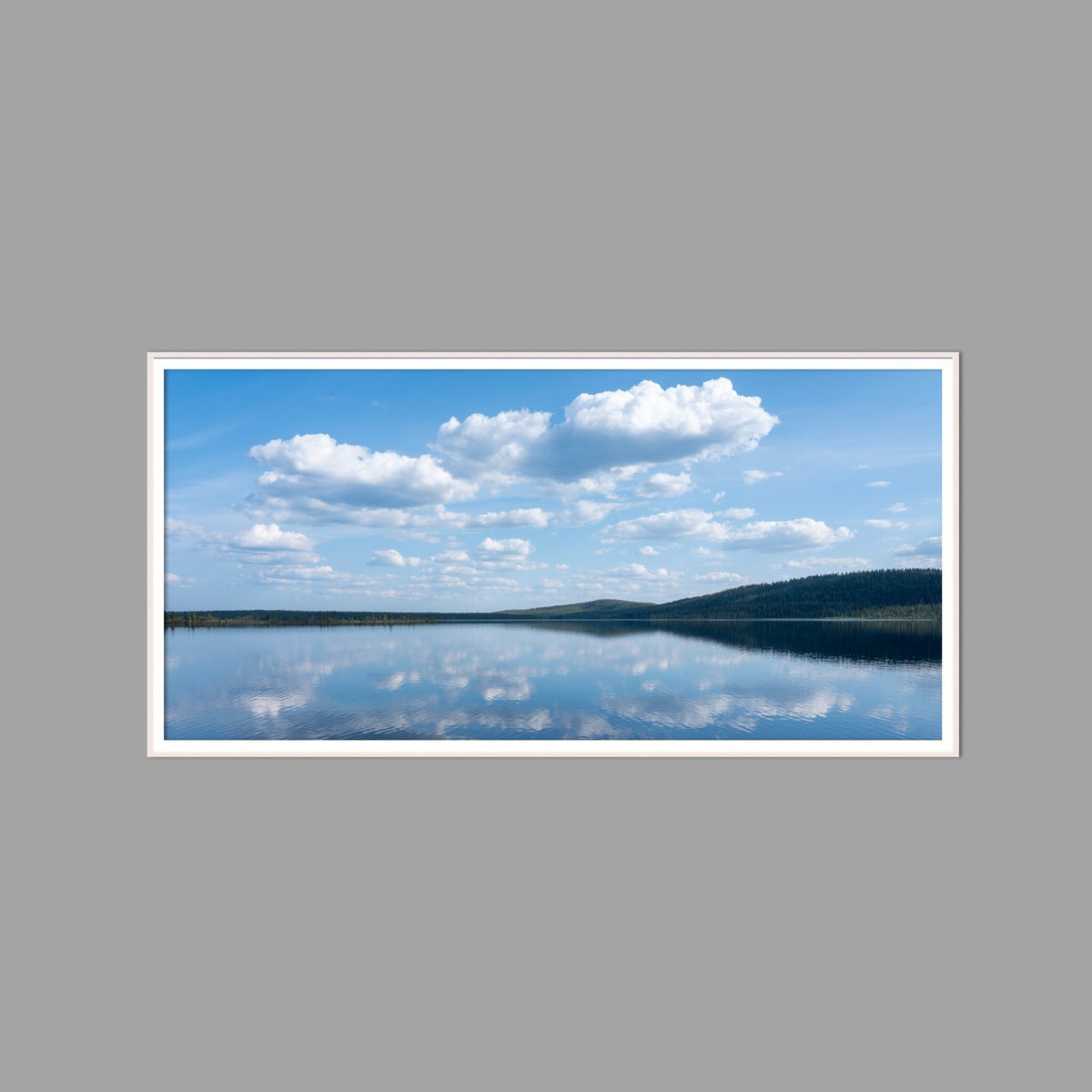 LED-Wandbild 60x120 cm quer – Seen & Flüsse