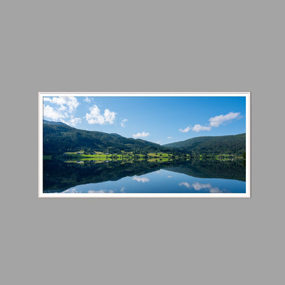 LED-Wandbild 60x120 cm quer – Seen & Flüsse
