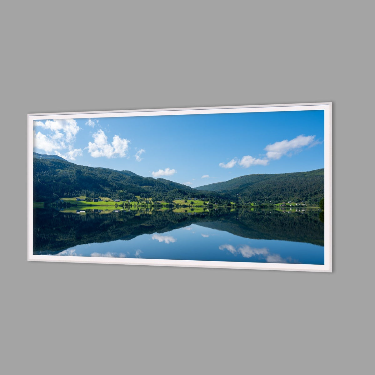 LED-Wandbild 60x120 cm quer – Seen & Flüsse