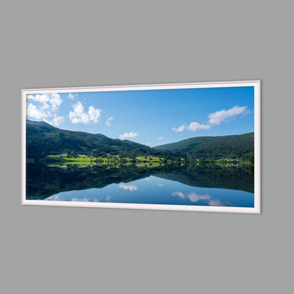 LED-Wandbild 60x120 cm quer – Seen & Flüsse