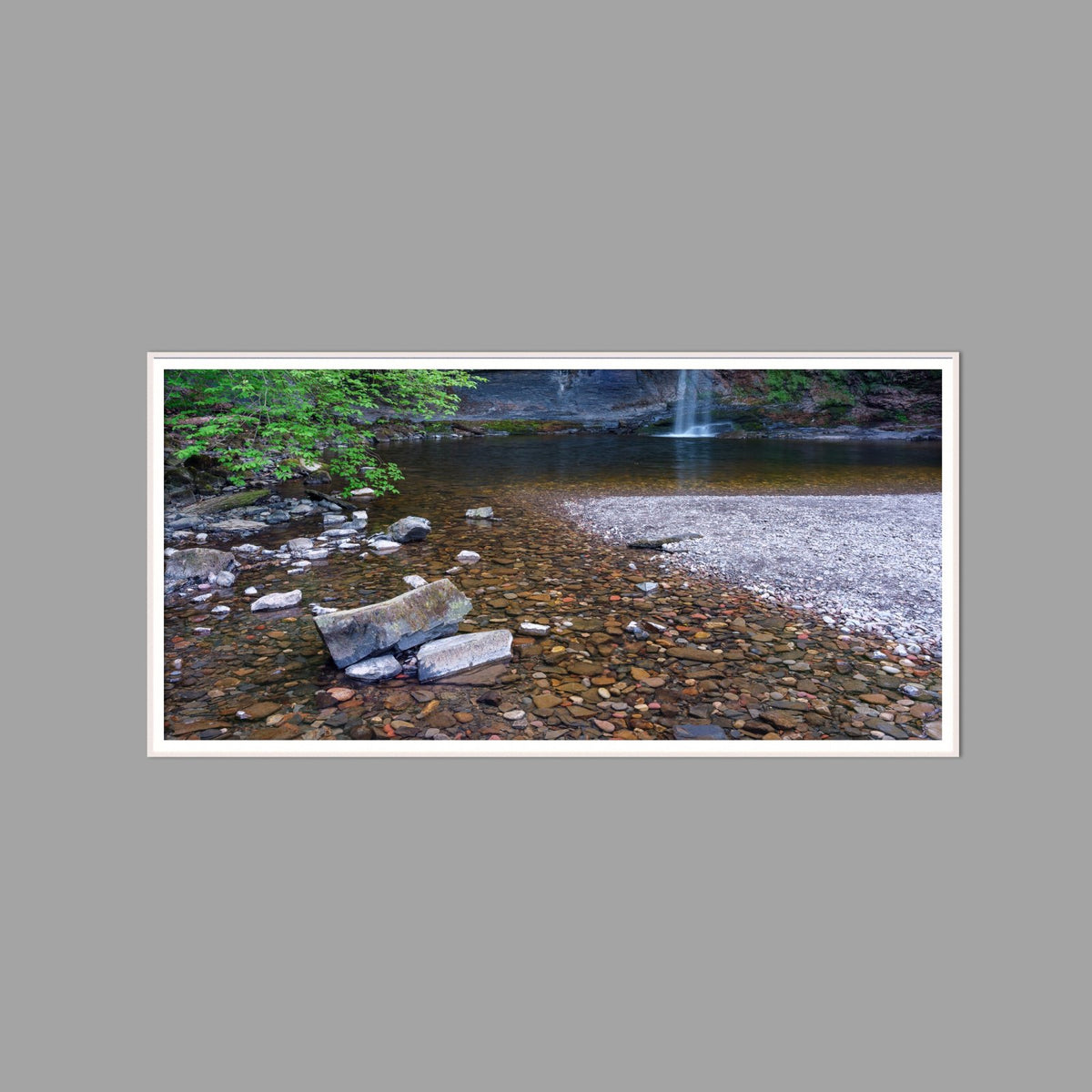 LED-Wandbild 60x120 cm quer – Seen & Flüsse