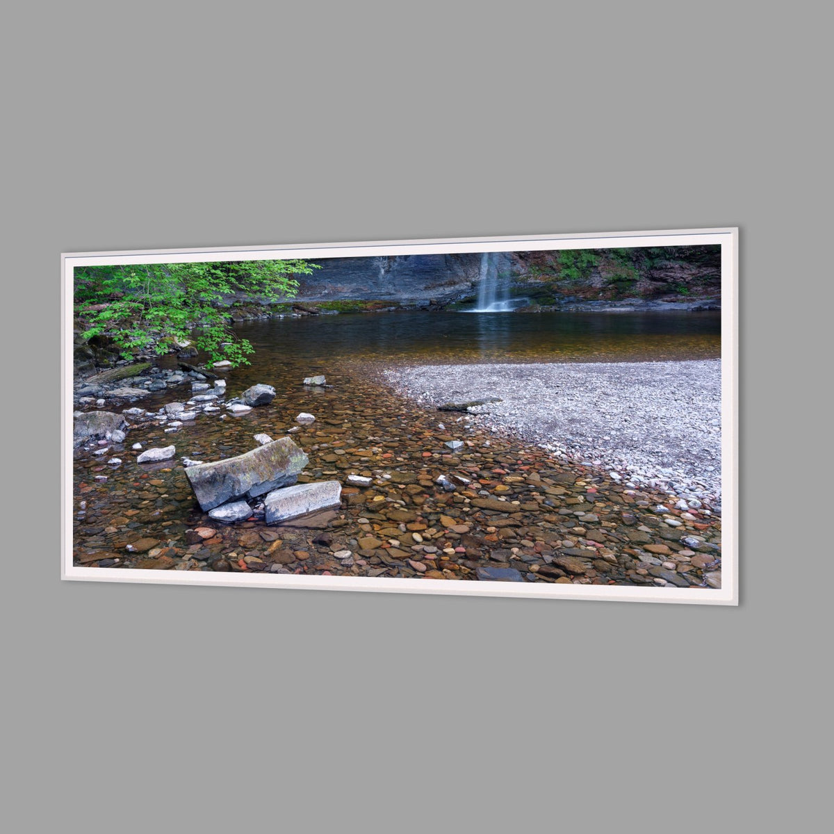 LED-Wandbild 60x120 cm quer – Seen & Flüsse