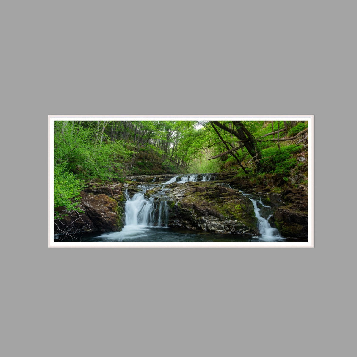 LED-Wandbild 60x120 cm quer – Seen & Flüsse