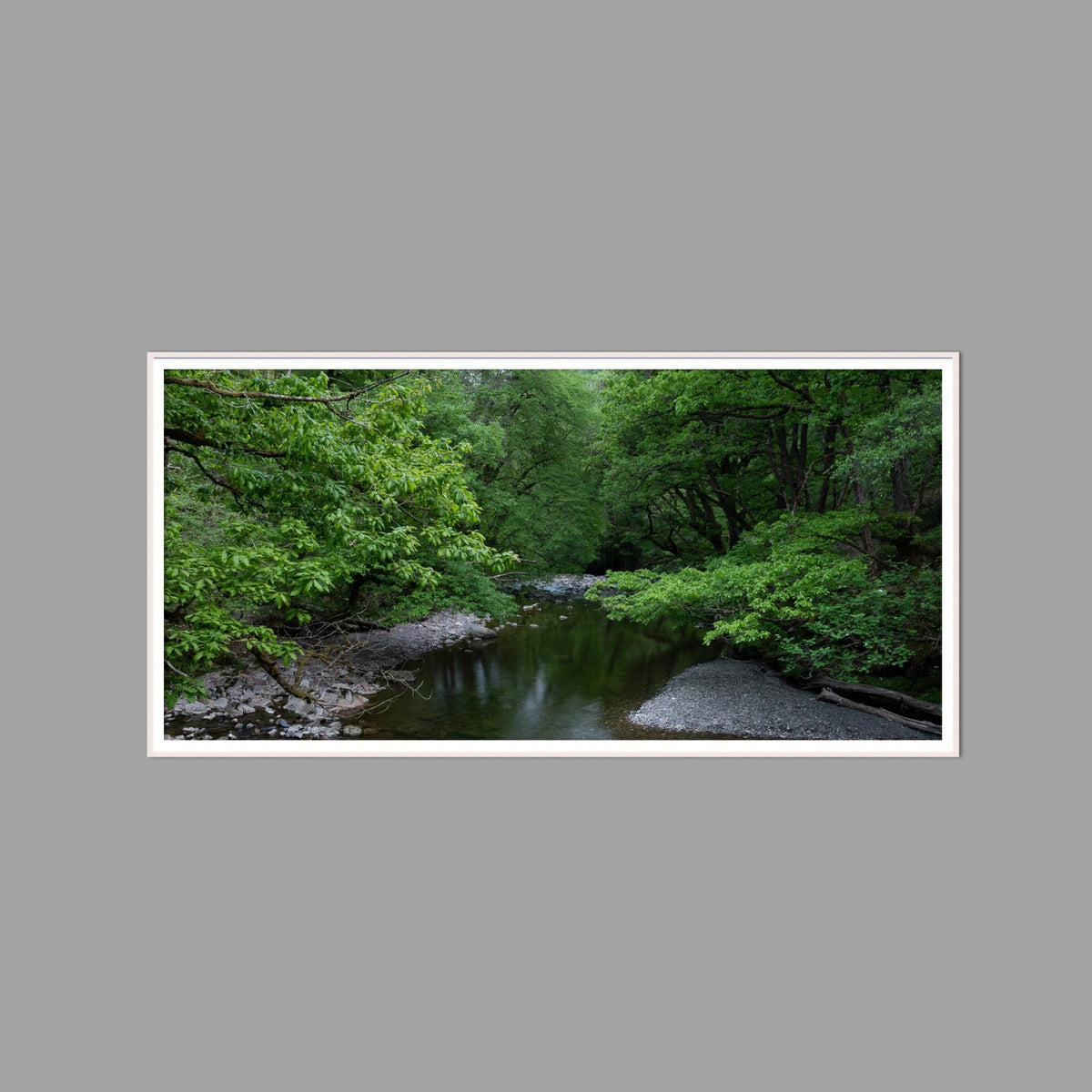 LED-Wandbild 60x120 cm quer – Seen & Flüsse