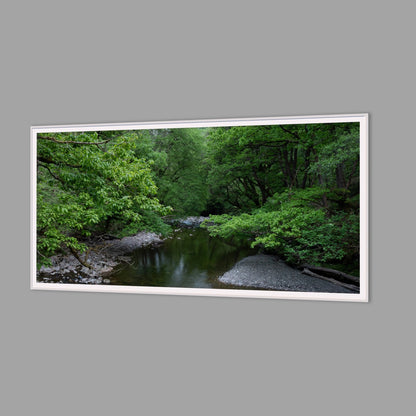 LED-Wandbild 60x120 cm quer – Seen & Flüsse