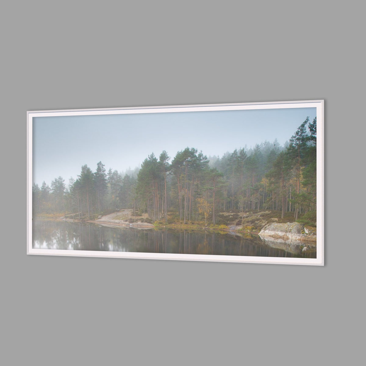 LED-Wandbild 60x120 cm quer – Seen & Flüsse