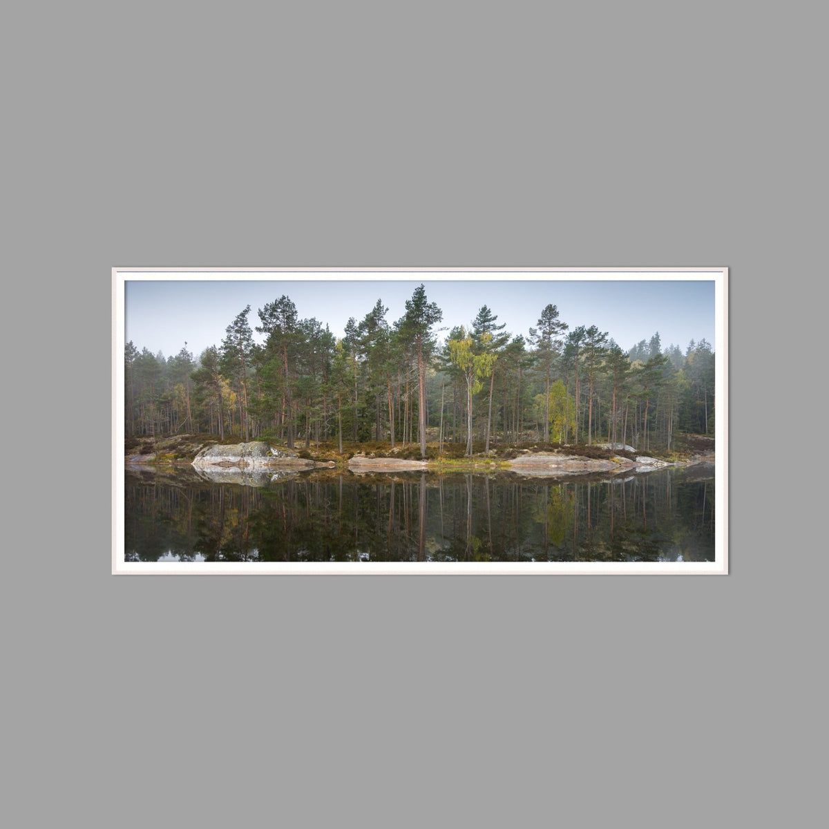 LED-Wandbild 60x120 cm quer – Seen & Flüsse